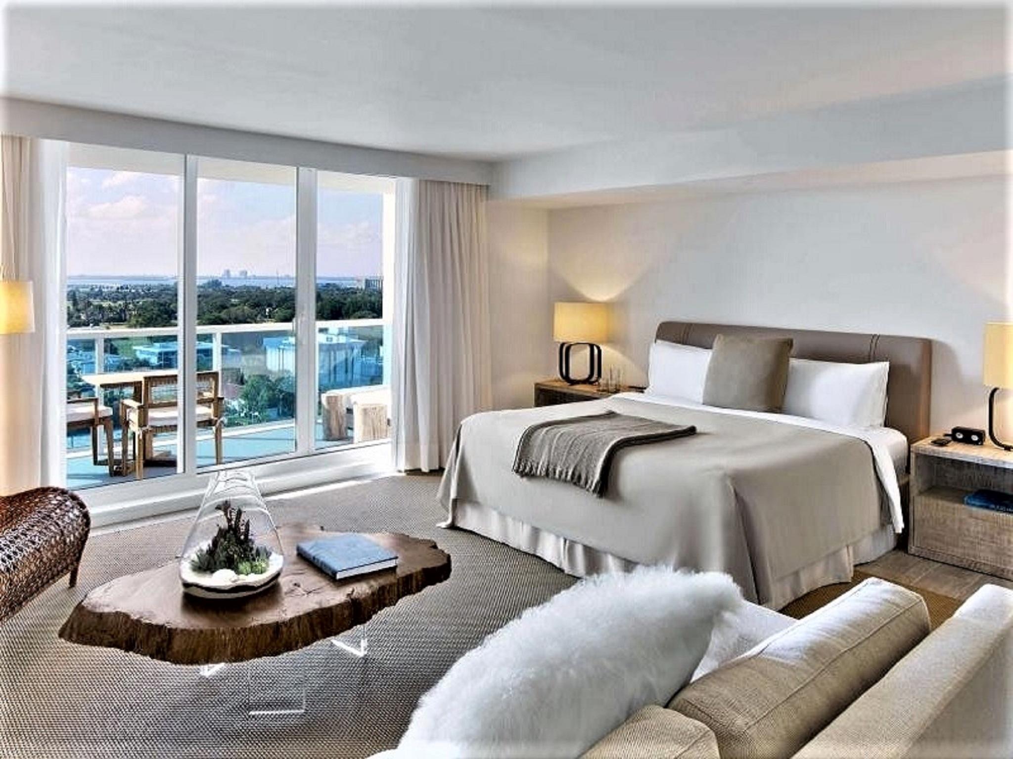 1 Hotel South Beach Miami Beach Exterior photo A bedroom at the JW Marriott Miami Beach
