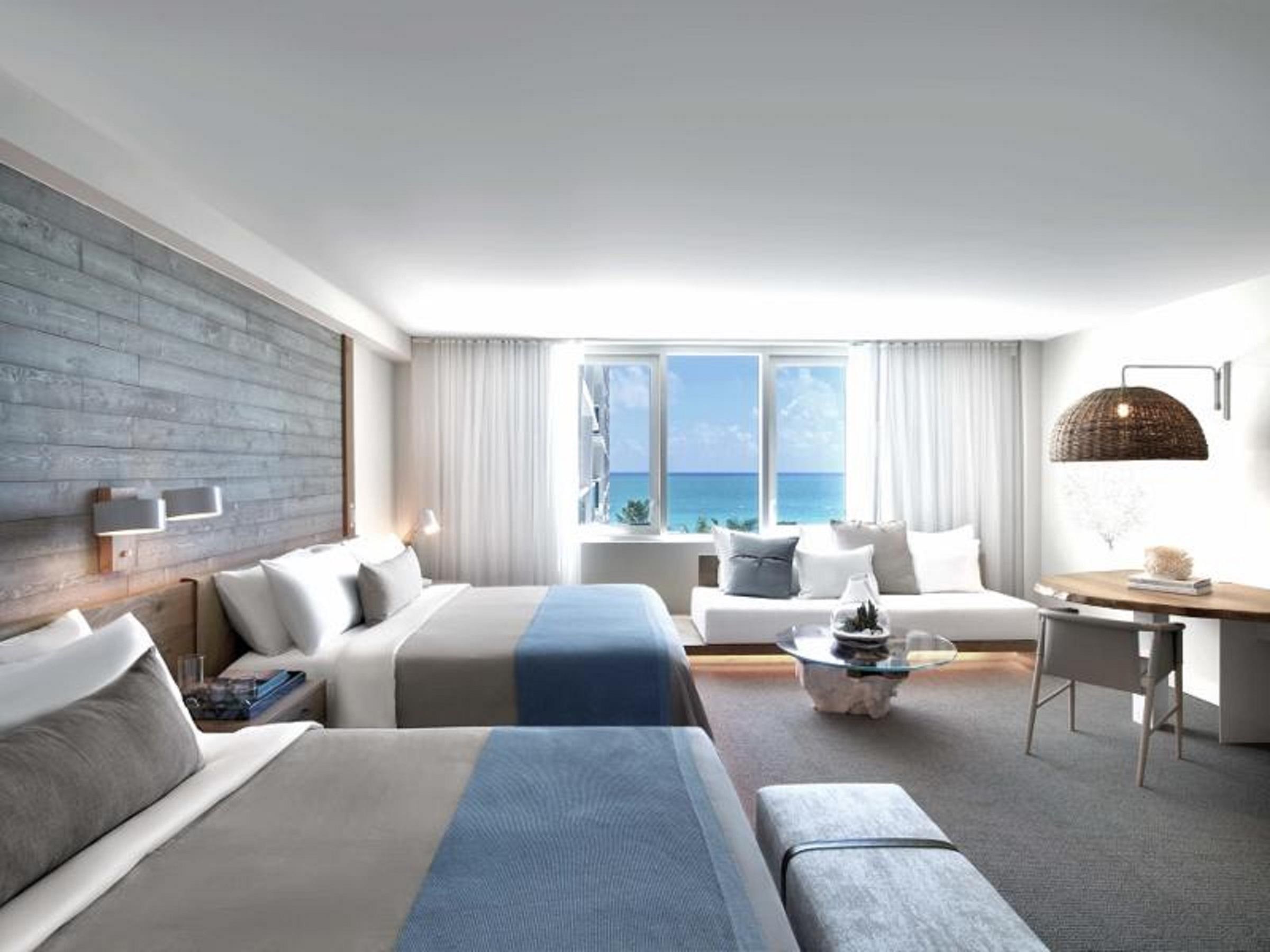 1 Hotel South Beach Miami Beach Exterior photo A room at the SLS Brickell