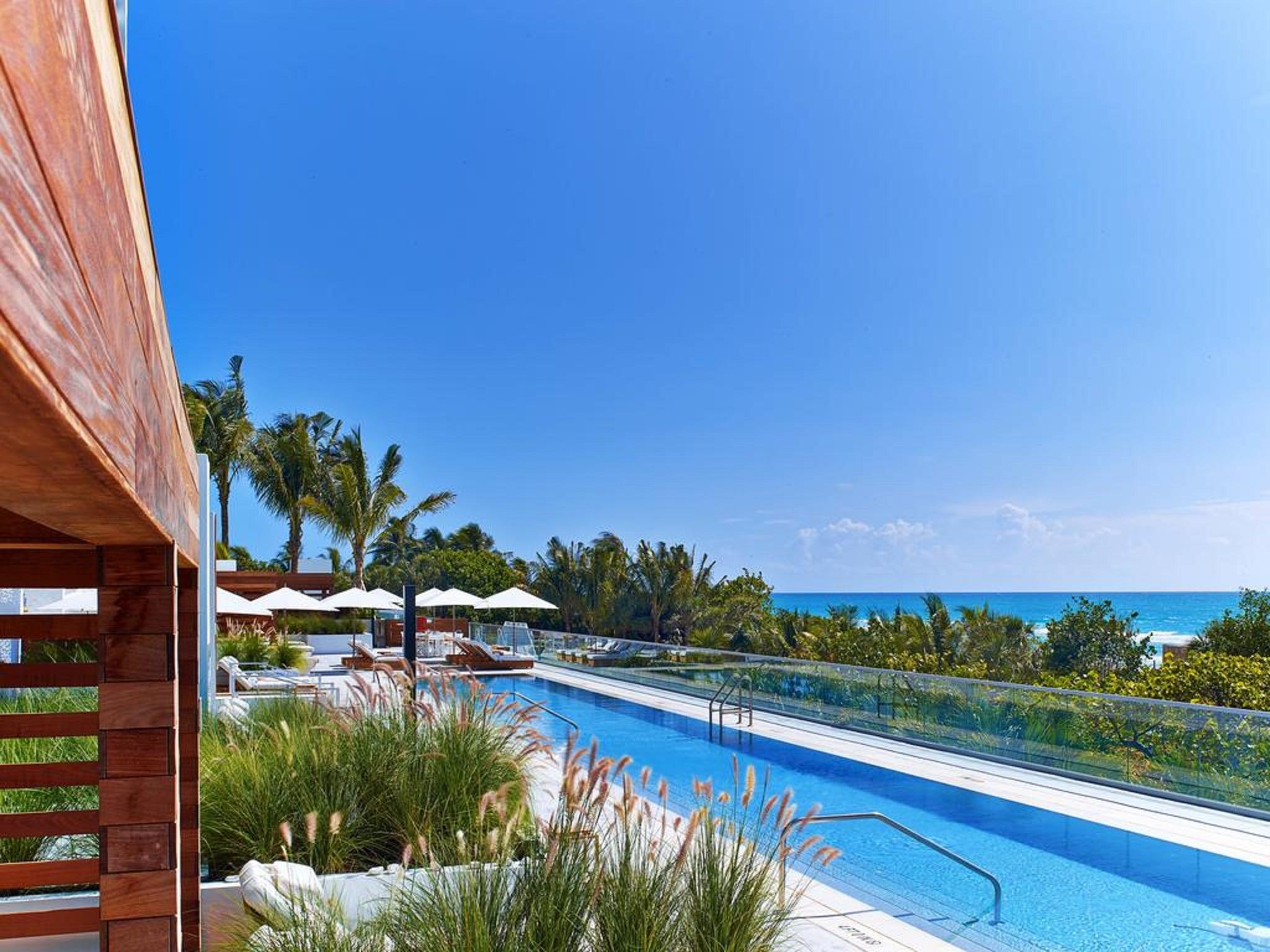 1 Hotel South Beach Miami Beach Exterior photo View of the pool at the Eden Roc Cap Cana