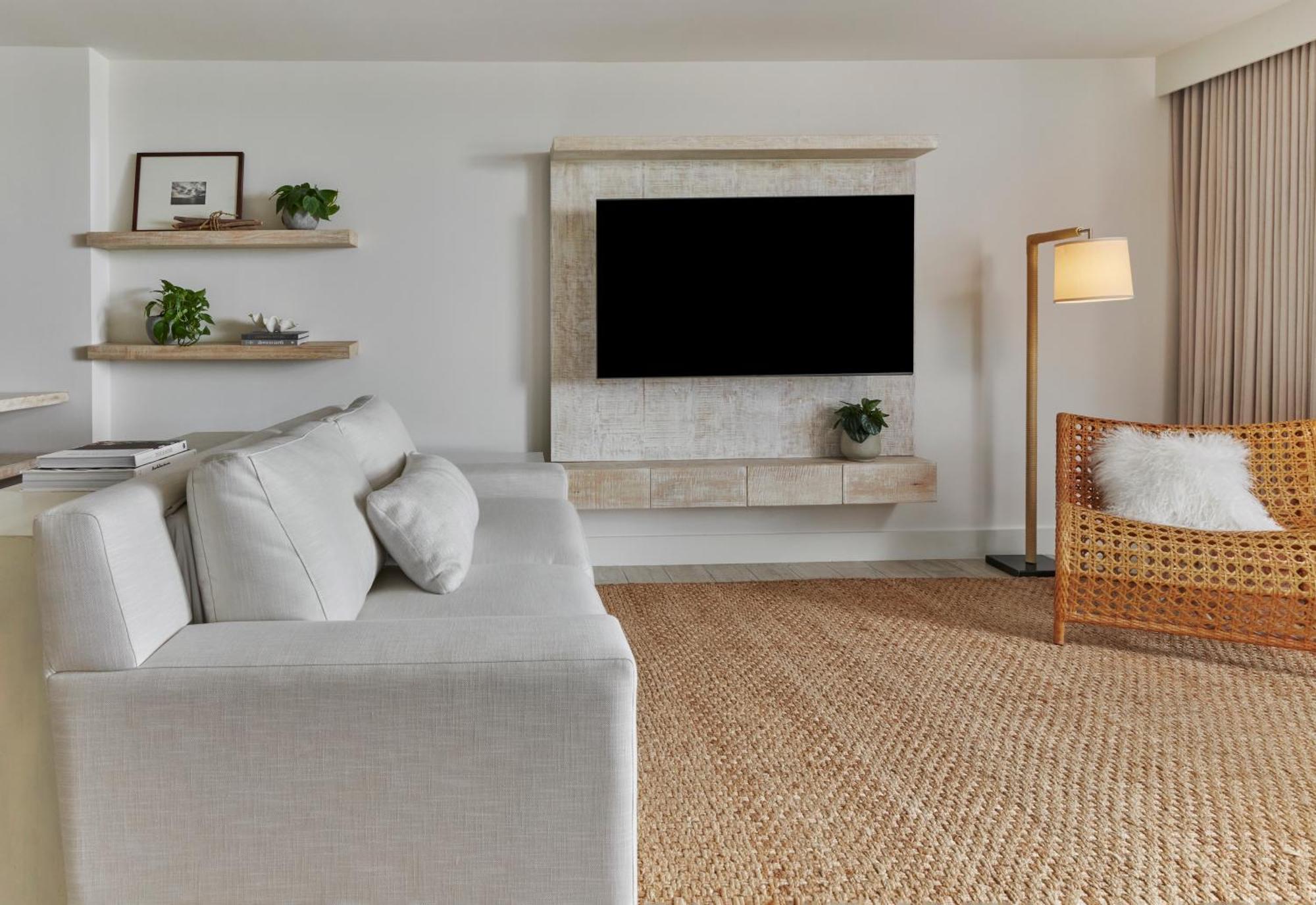 1 Hotel South Beach Miami Beach Exterior photo A living room with a flat screen television